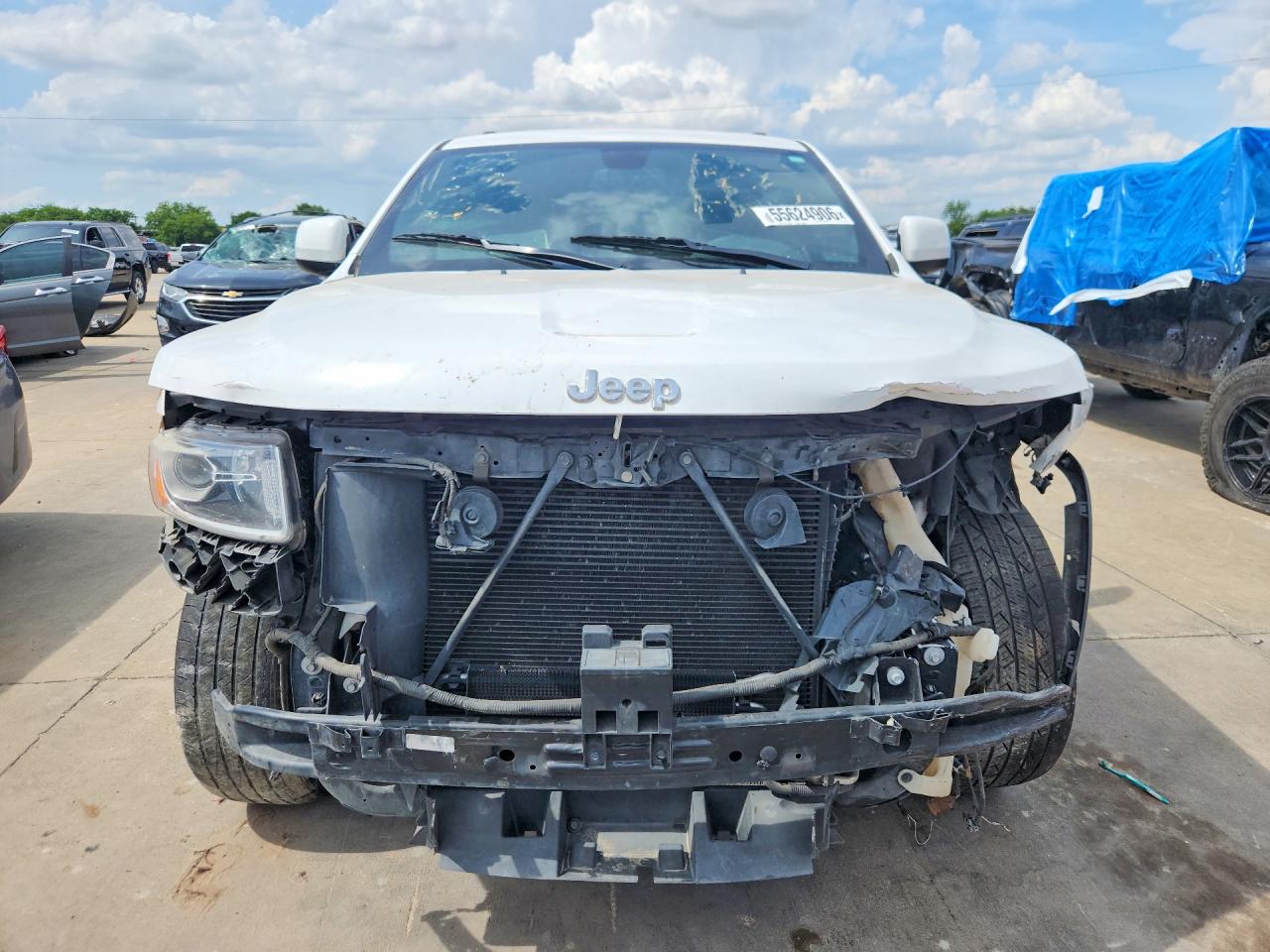 2015 Jeep Grand Cherokee Laredo White vin: 1C4RJEAG2FC727905