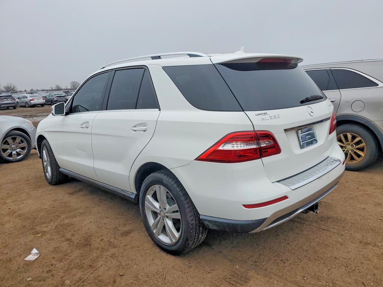 2014 Mercedes-benz Ml 350 4matic White vin: 4JGDA5HB7EA395552