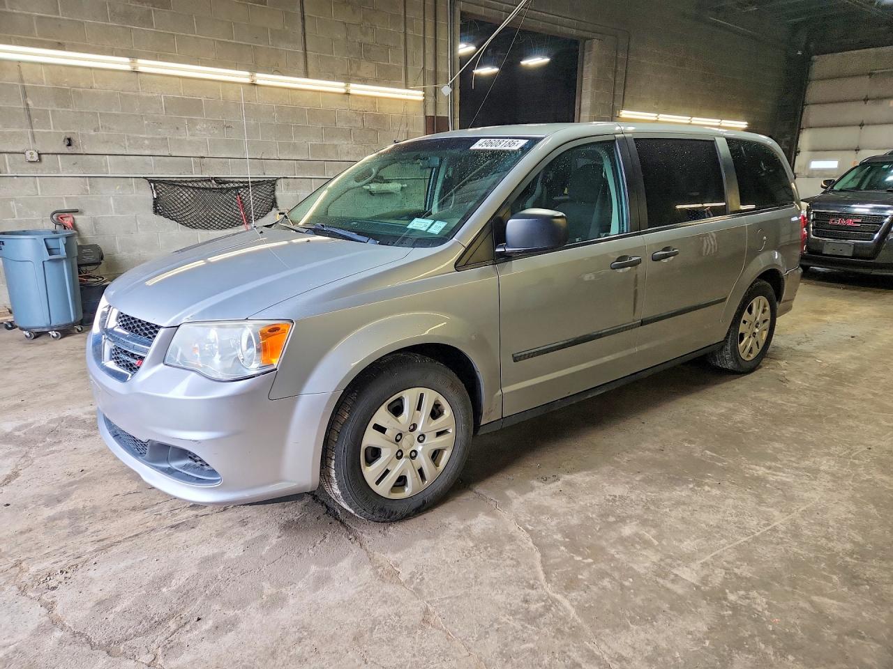 2014 Dodge Grand Caravan Se Silver vin: 2C4RDGBG2ER248178