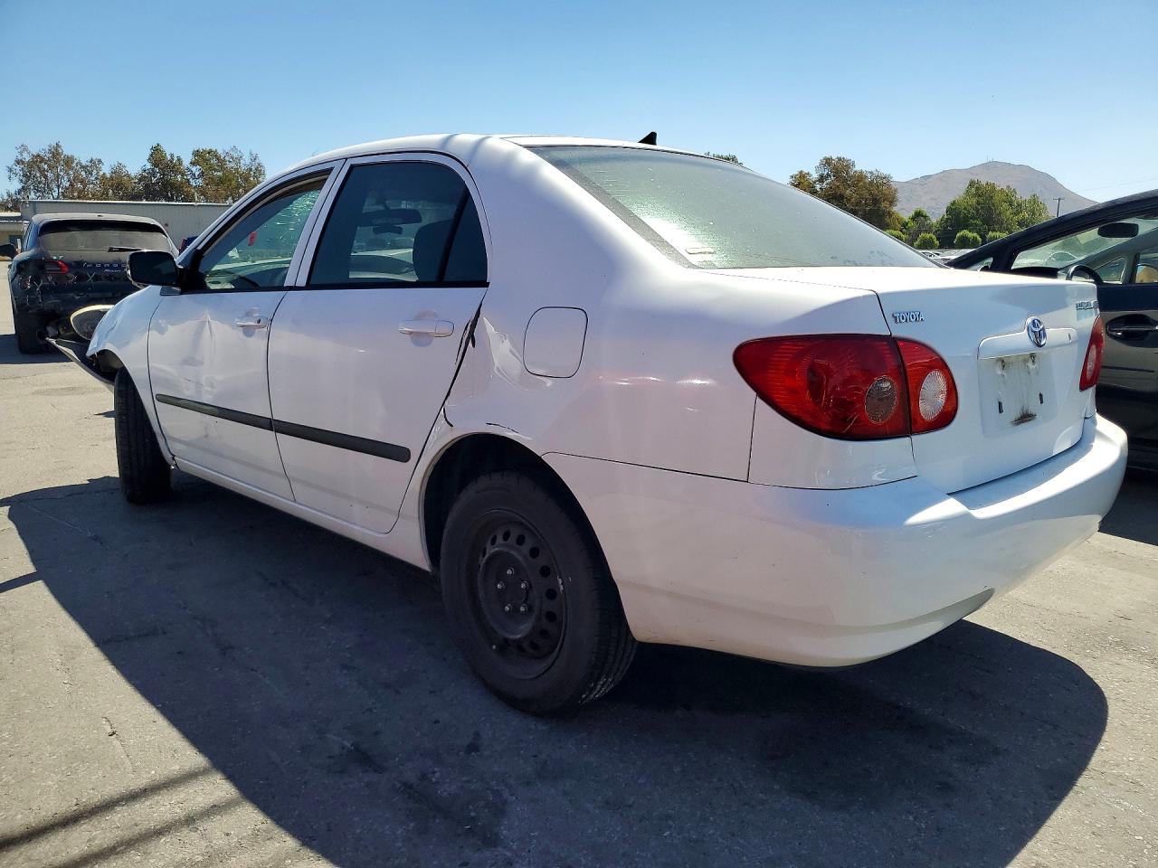 2006 Toyota Corolla Ce White vin: 1NXBR32E86Z734956