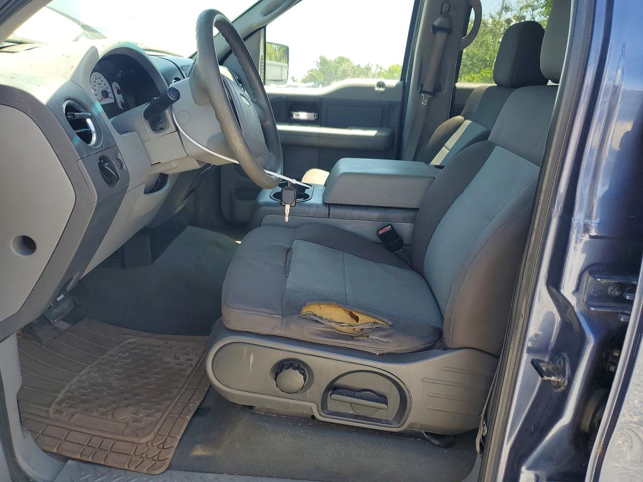 2005 Ford F150 Supercrew Blue vin: 1FTRW12W05FA29774