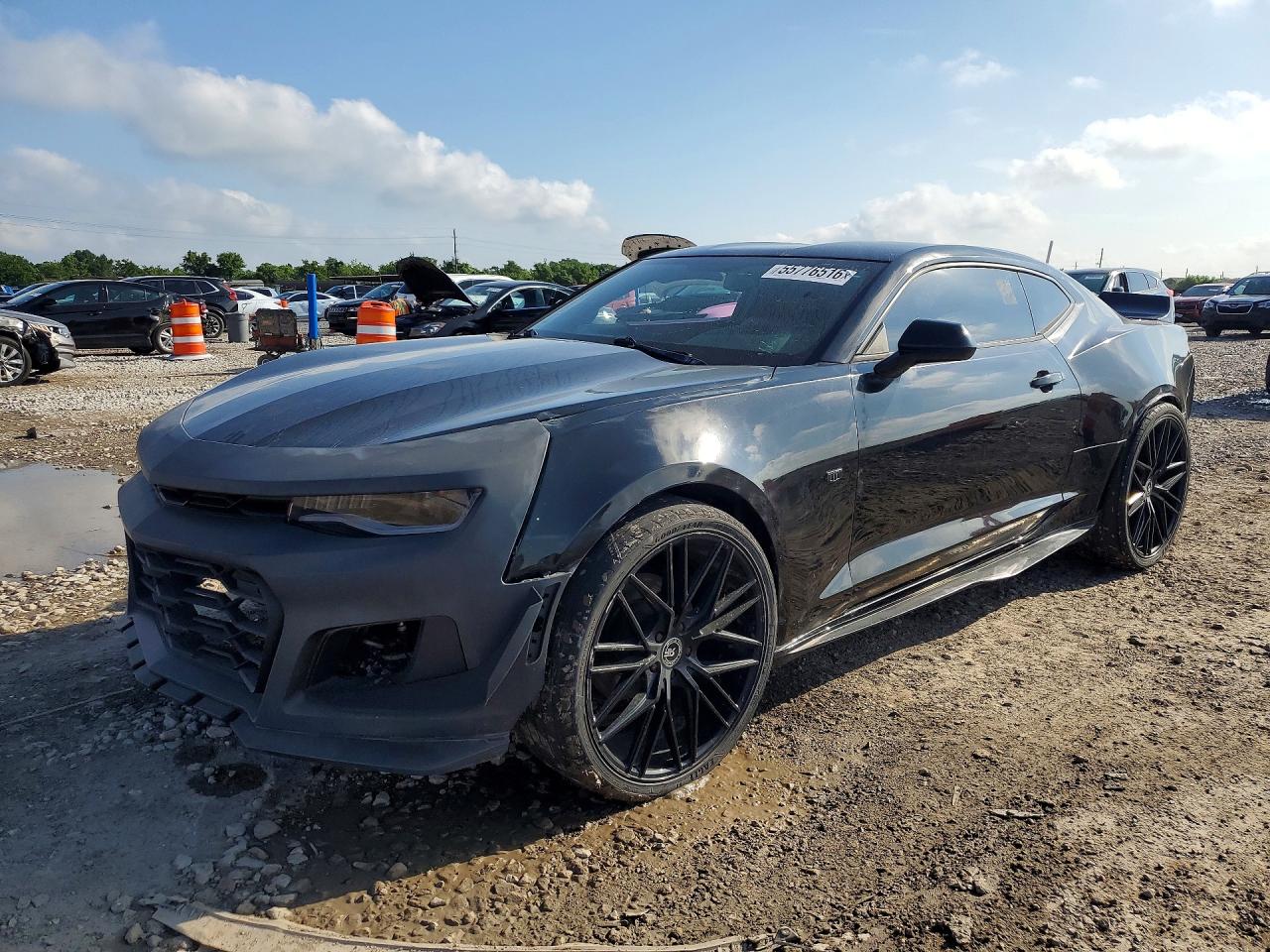 2017 Chevrolet Camaro Lt Black vin: 1G1FB1RS9H0132306