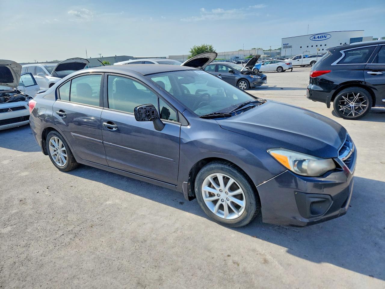 2013 Subaru Impreza Premium Серый vin: JF1GJAC62DH022256