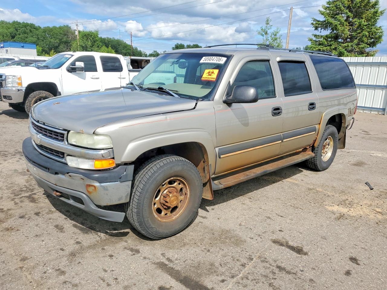 2003 Chevrolet Suburban K2500 Tan vin: 3GNGK26U03G153354