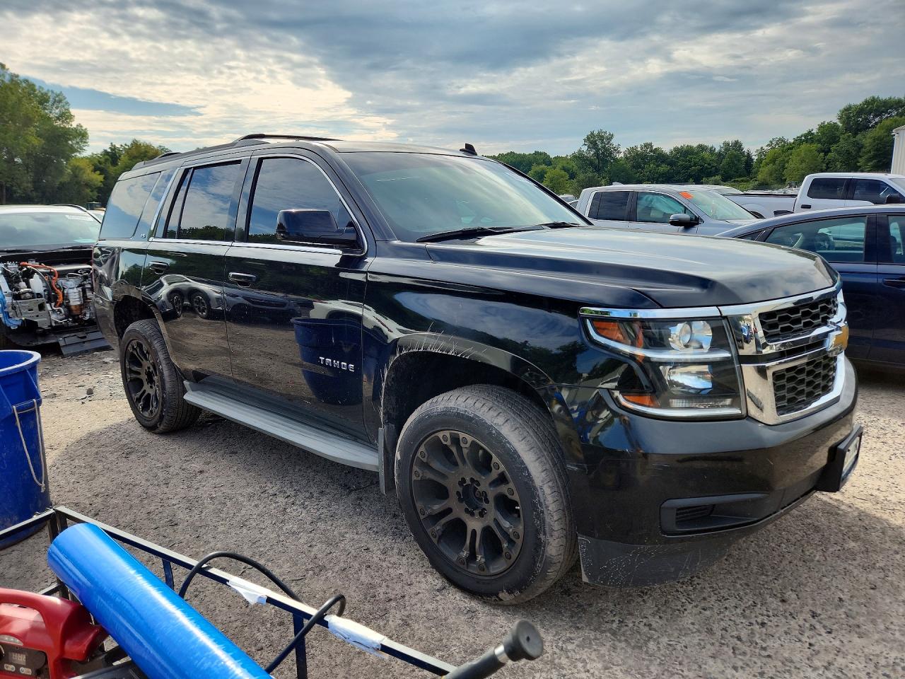 2015 Chevrolet Tahoe K1500 Ls Black vin: 1GNSKAKC8FR174913