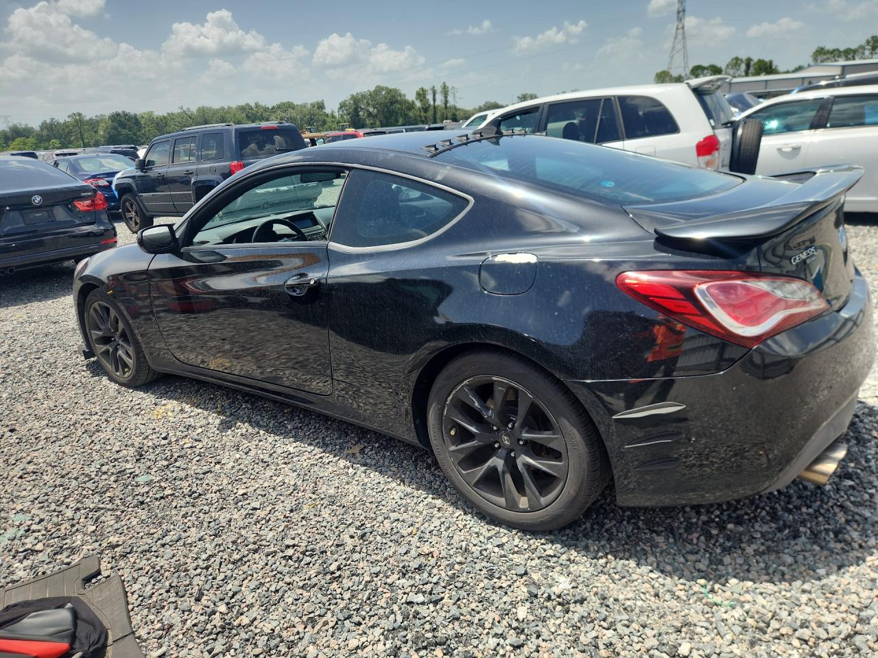2013 Hyundai Genesis Coupe 2.0t Black vin: KMHHT6KD9DU090398
