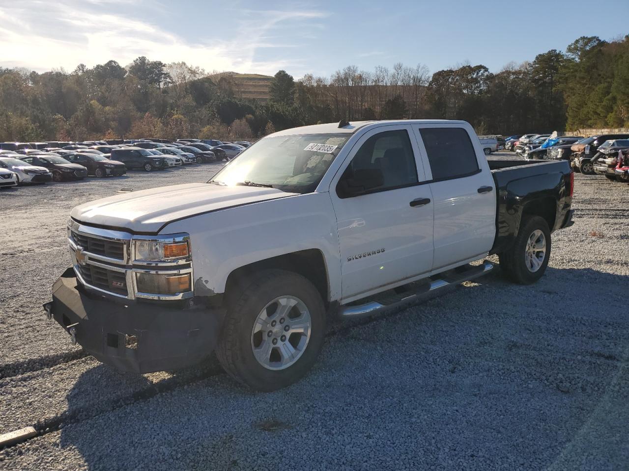 2014 Chevrolet Silverado C1500 Lt White vin: 3GCPCRECXEG111929