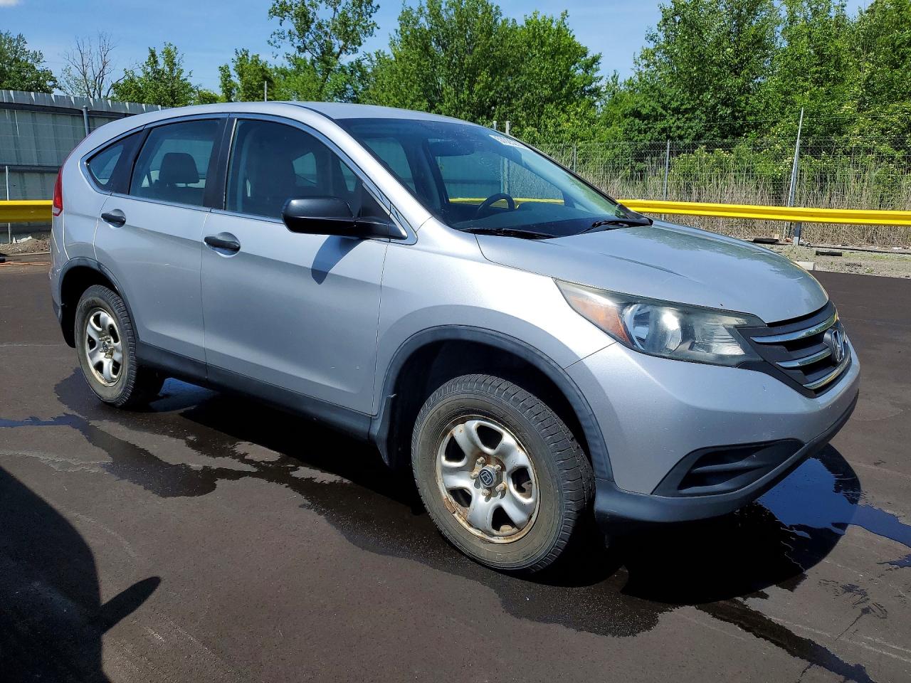 2013 Honda Cr-v Lx Silver vin: 5J6RM4H33DL013552