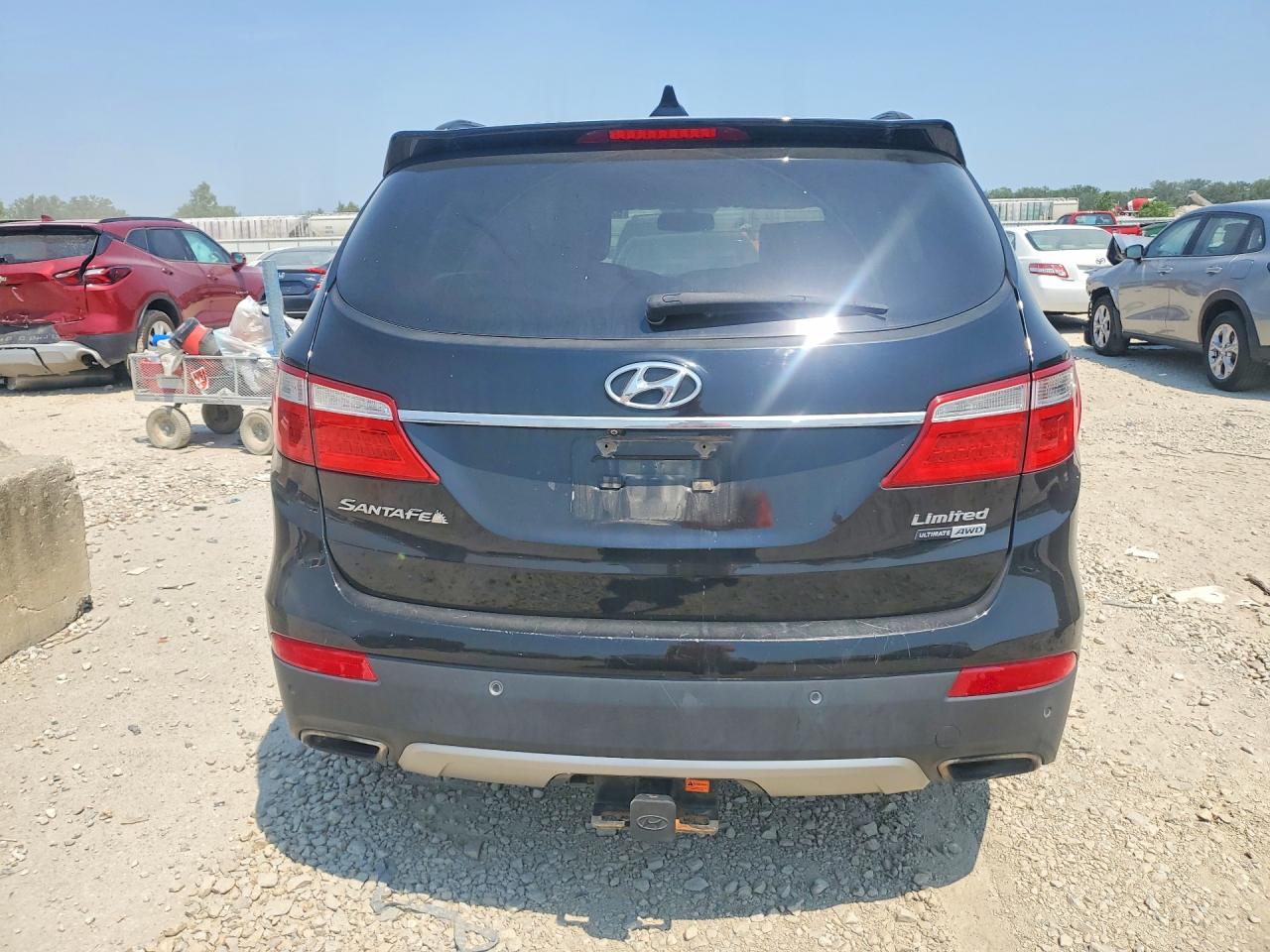 2015 Hyundai Santa Fe Limited Black vin: KM8SRDHF1FU090271