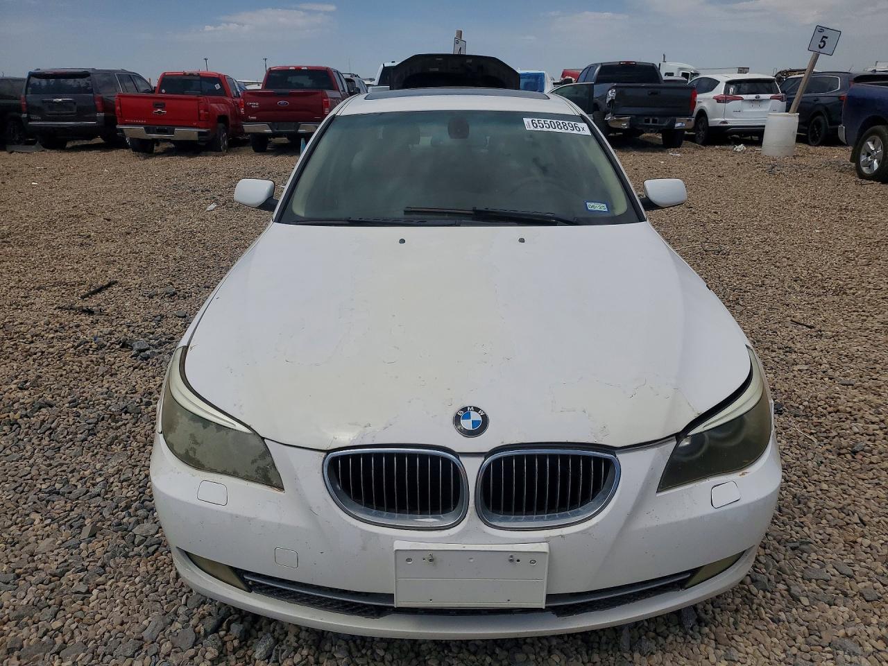 2008 Bmw 528 I White vin: WBANU53548C113410