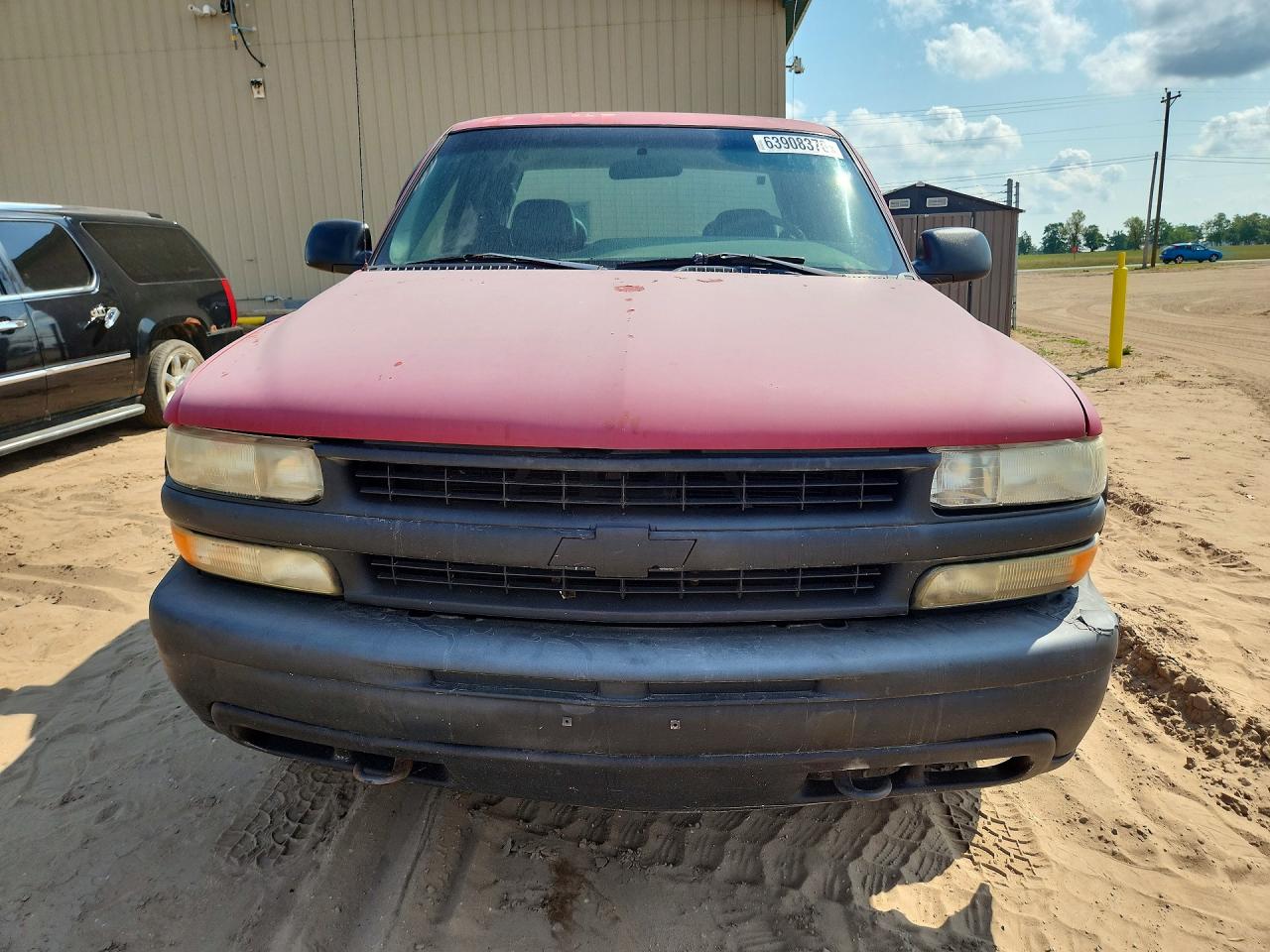 2002 Chevrolet Silverado K1500 Red vin: 2GCEK19T821311573