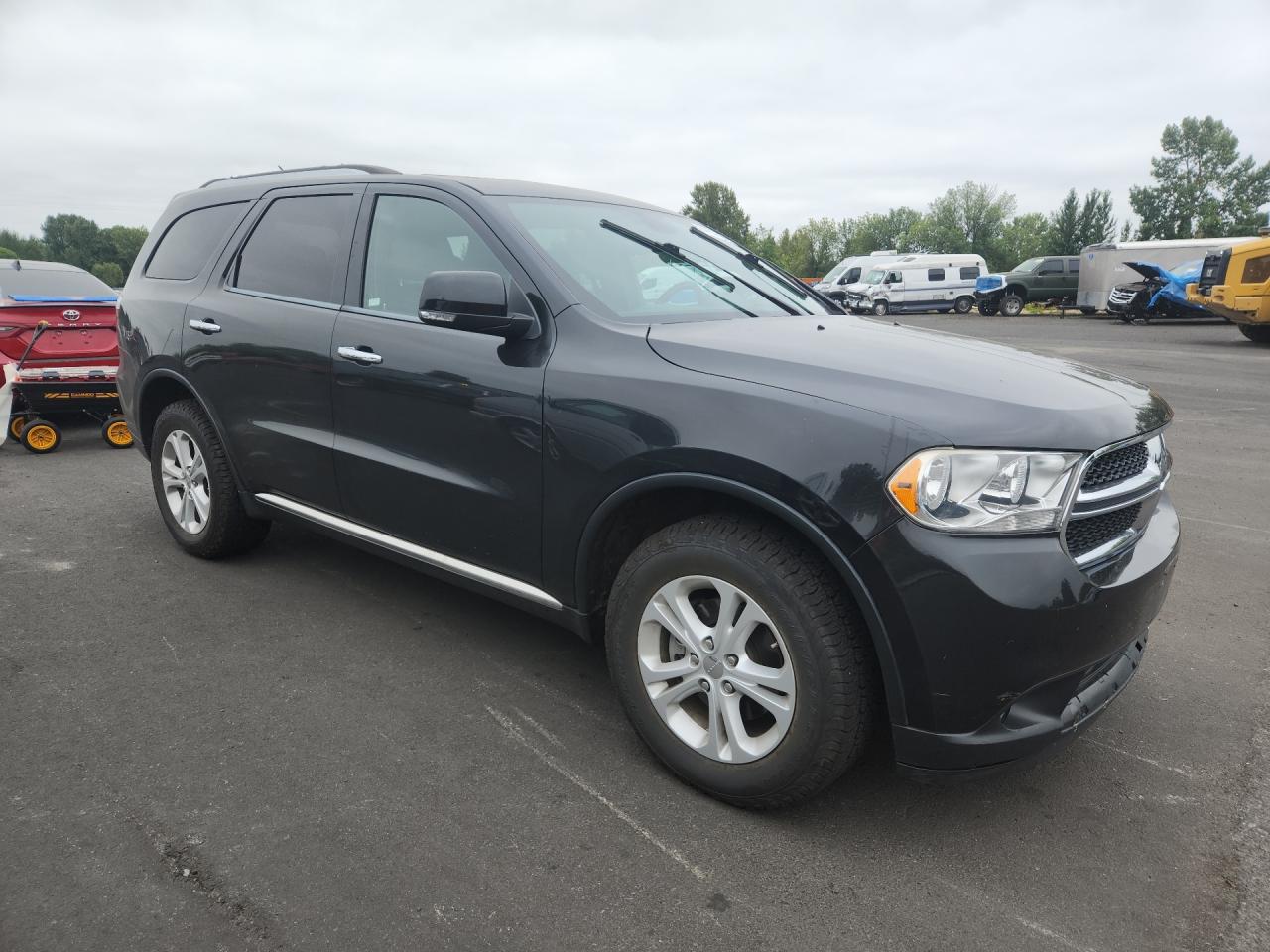 2013 Dodge Durango Crew Black vin: 1C4RDJDG2DC668668