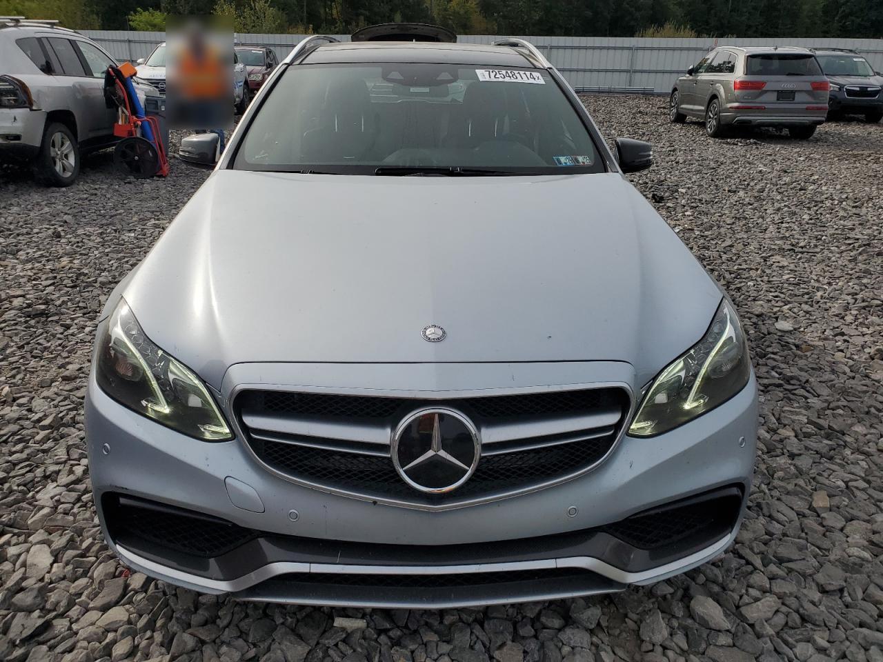 2014 Mercedes-benz E 63 Amg-s Silver vin: WDDHH7GB4EA966340