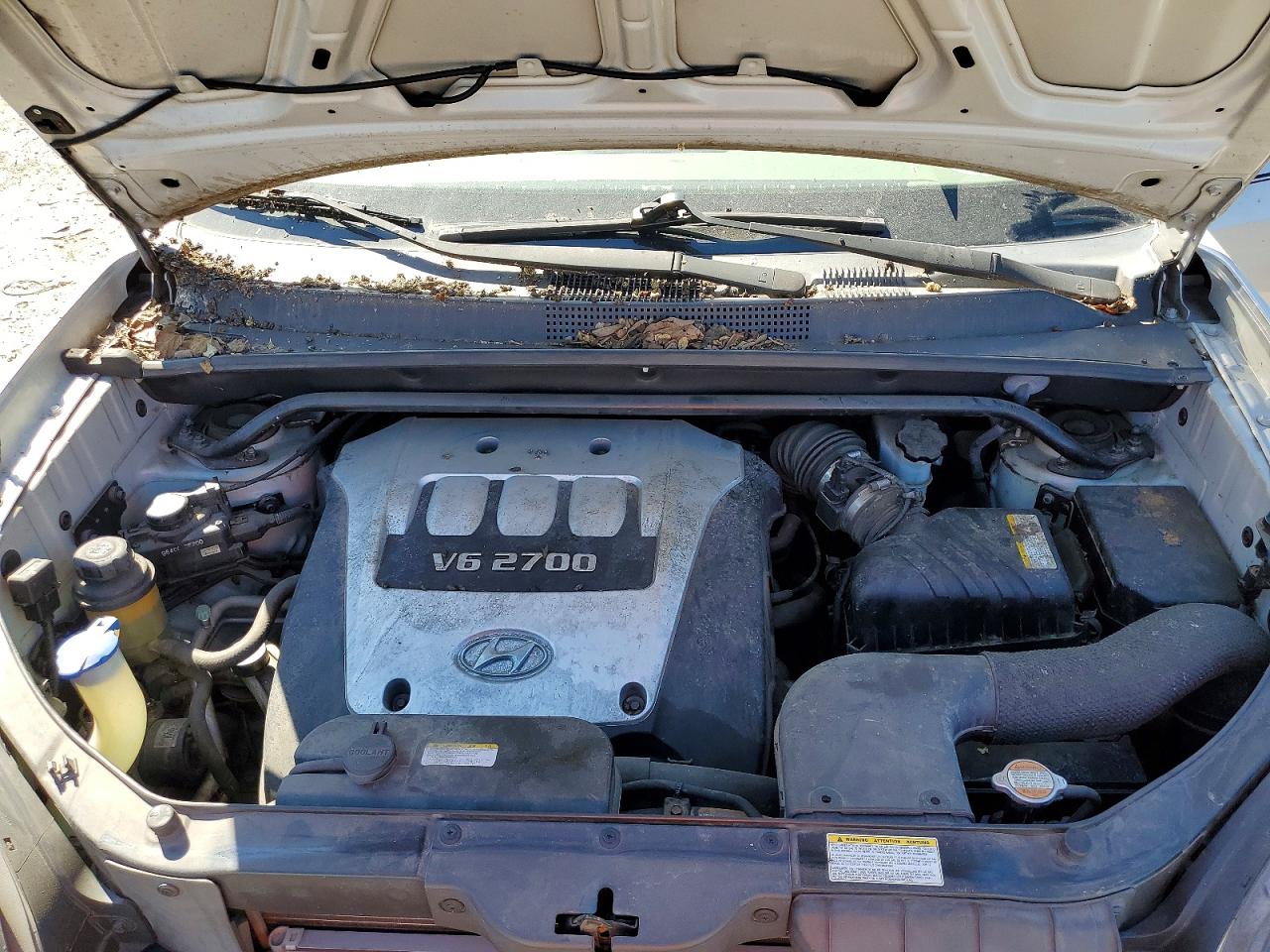 2005 Hyundai Tucson Gls Silver vin: KM8JN72D45U227542