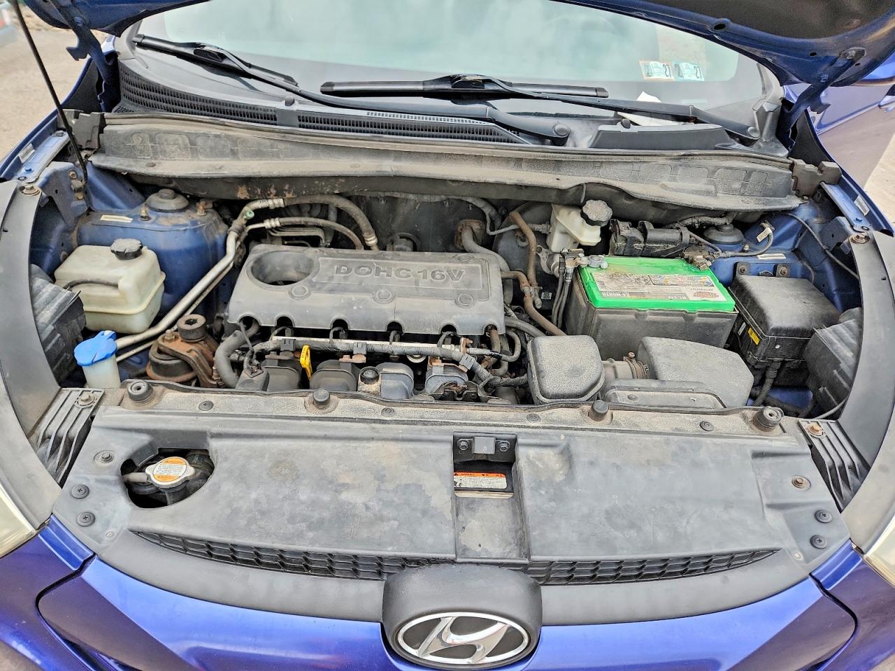 2011 Hyundai Tucson Gls Blue vin: KM8JUCAC4BU200843