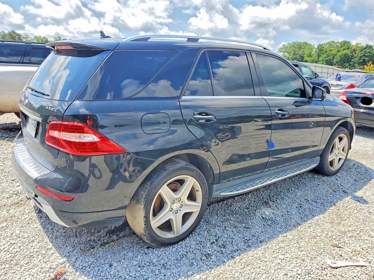 2015 Mercedes-benz Ml 400 4matic Black vin: 4JGDA5GB7FA482905