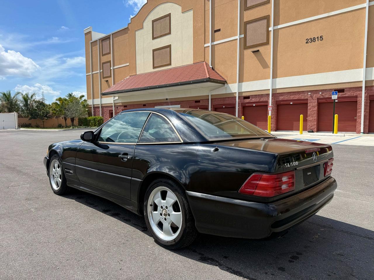 2000 Mercedes-benz Sl 500 Black vin: WDBFA68F4YF190363