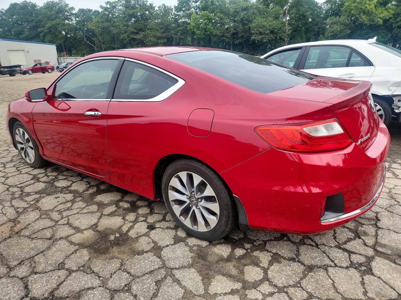 2013 Honda Accord Ex Red vin: 1HGCT1B75DA012554