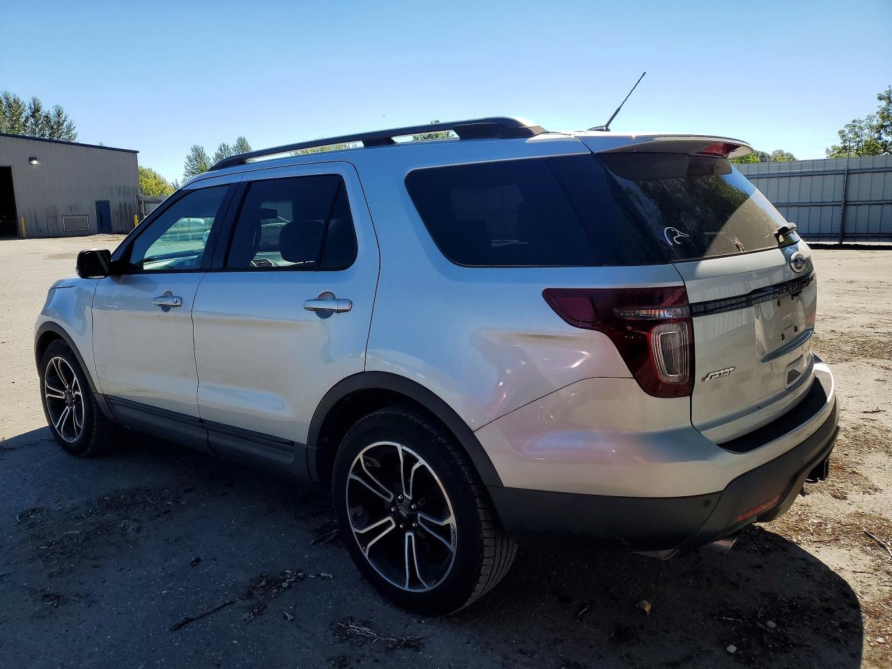2015 Ford Explorer Sport Silver vin: 1FM5K8GT6FGA77756