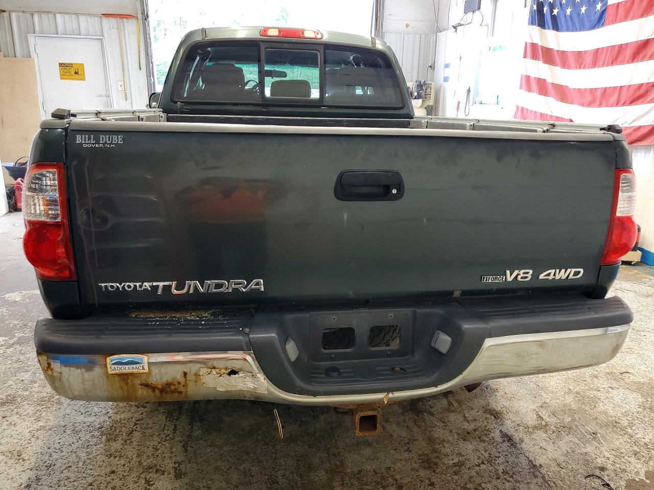 2005 Toyota Tundra Access Cab Sr5 Green vin: 5TBBT44125S466228