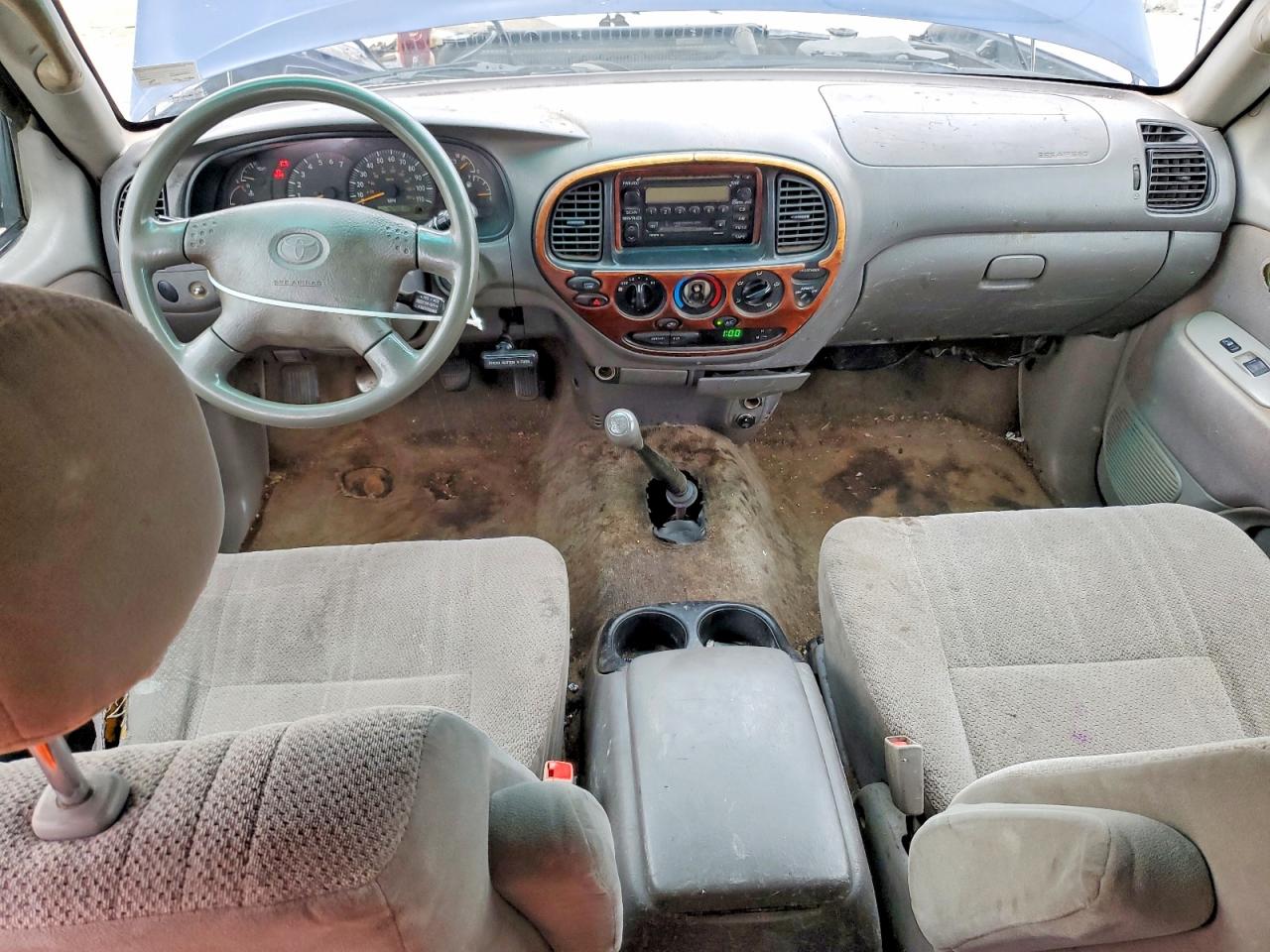 2002 Toyota Tundra Sr5 Blue vin: 5TBRN34132S229200