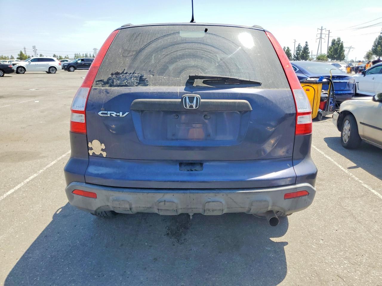 2008 Honda Cr-v Lx Blue vin: JHLRE38318C056101