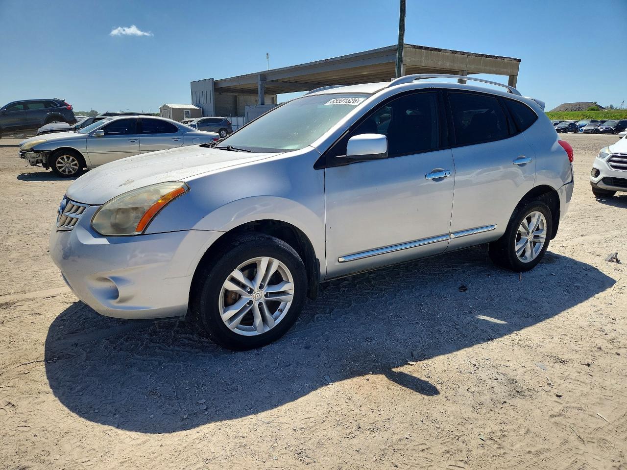 2013 Nissan Rogue S Silver vin: JN8AS5MV0DW138940