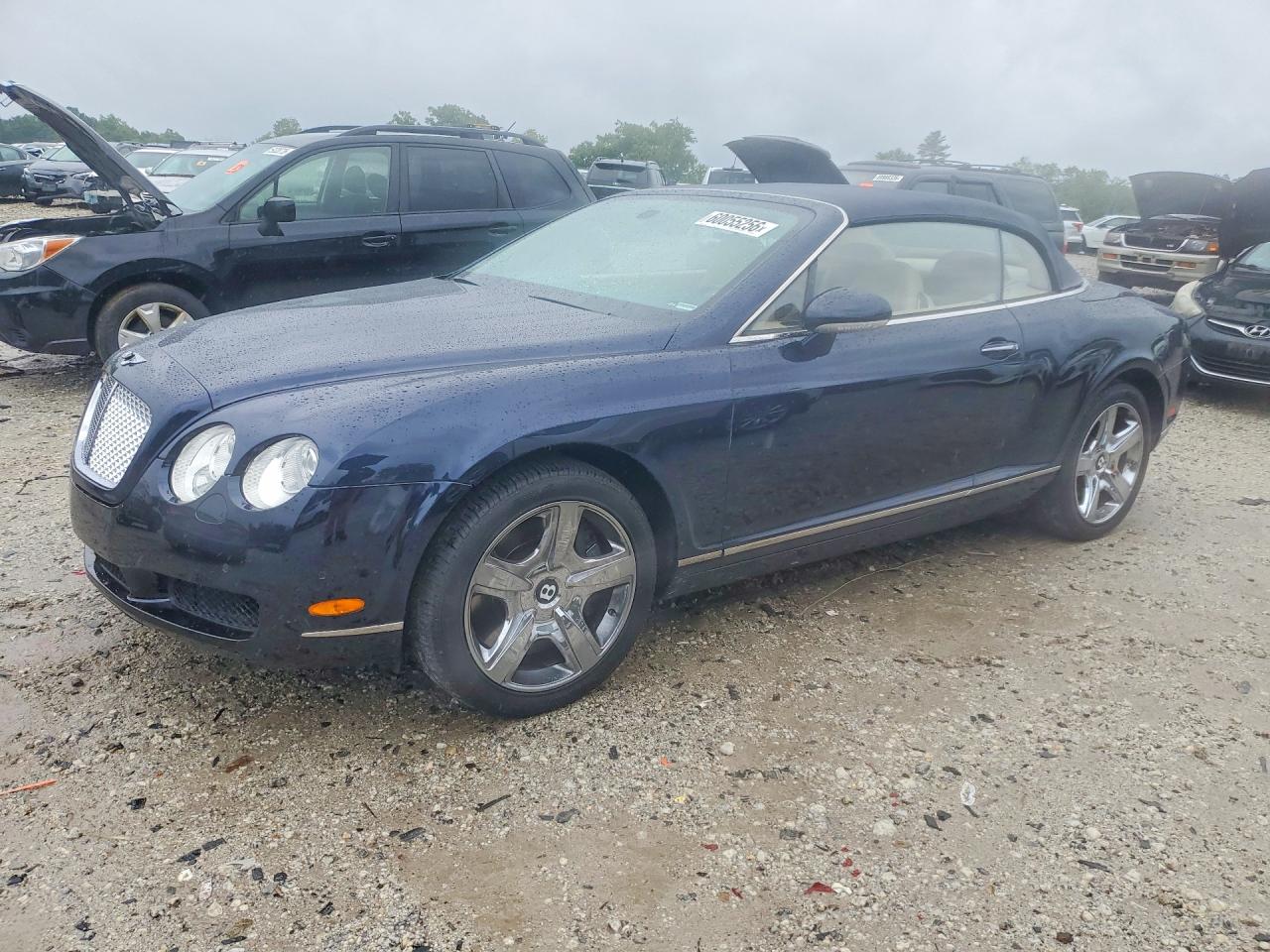 2007 Bentley Continental Gtc Blue vin: SCBDR33W07C044133