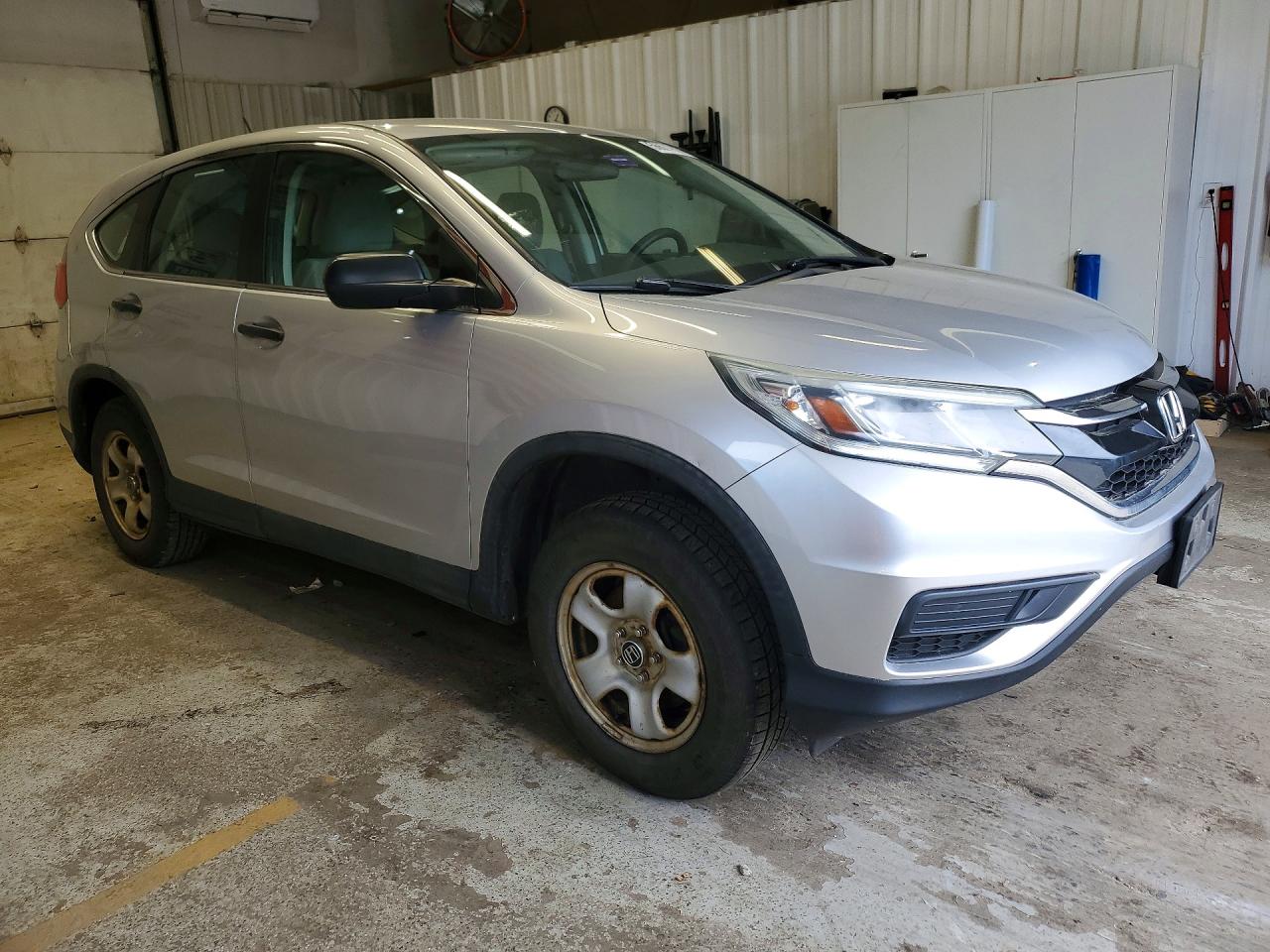 2015 Honda Cr-v Lx Silver vin: 5J6RM4H35FL110500