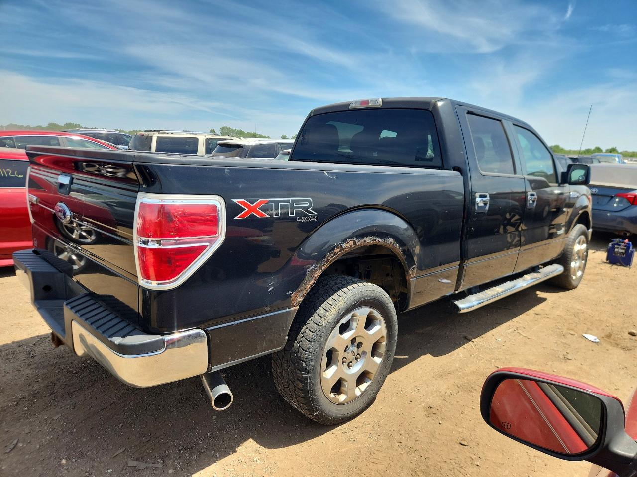 2012 Ford F150 Supercrew Black vin: 1FTFW1ET6CKE10926