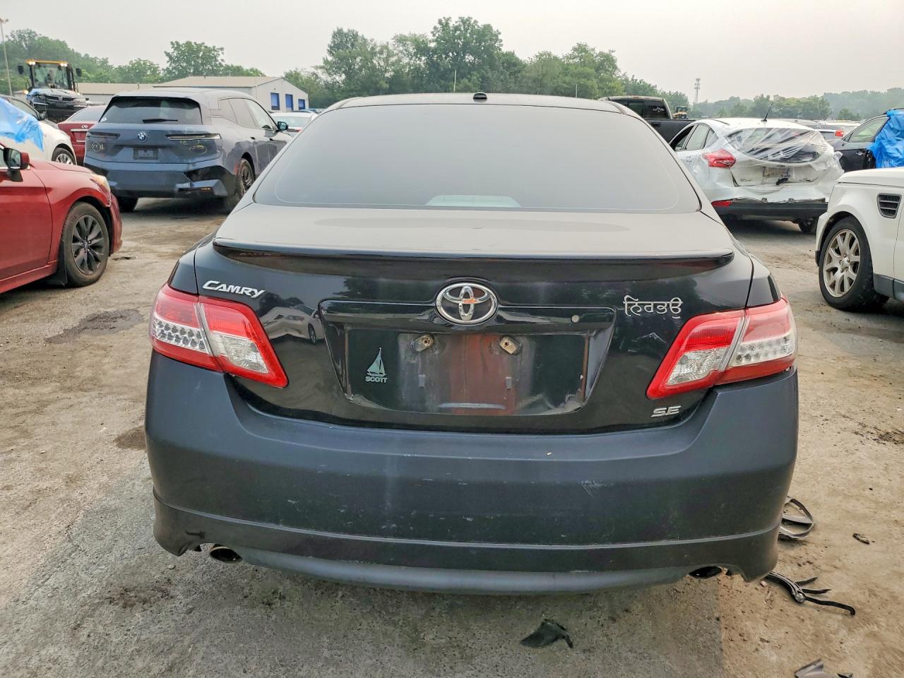 2010 Toyota Camry Se Black vin: 4T1BF3EK4AU053292
