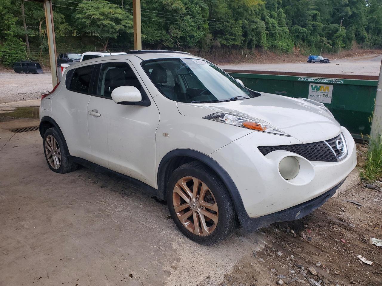 2014 Nissan Juke Sl Белый vin: JN8AF5MRXET354739