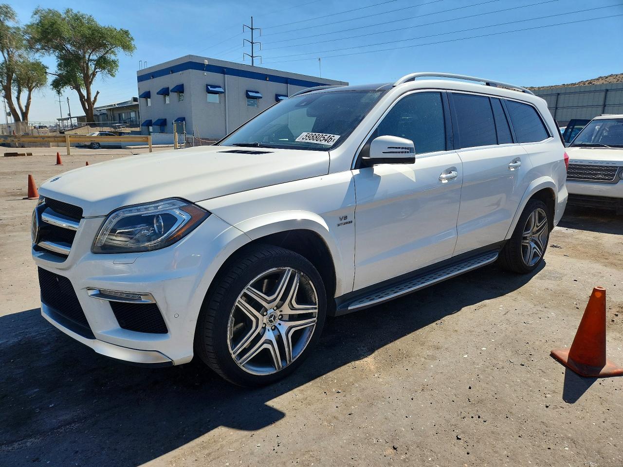 2014 Mercedes-benz Gl 63 Amg White vin: 4JGDF7EE4EA271668