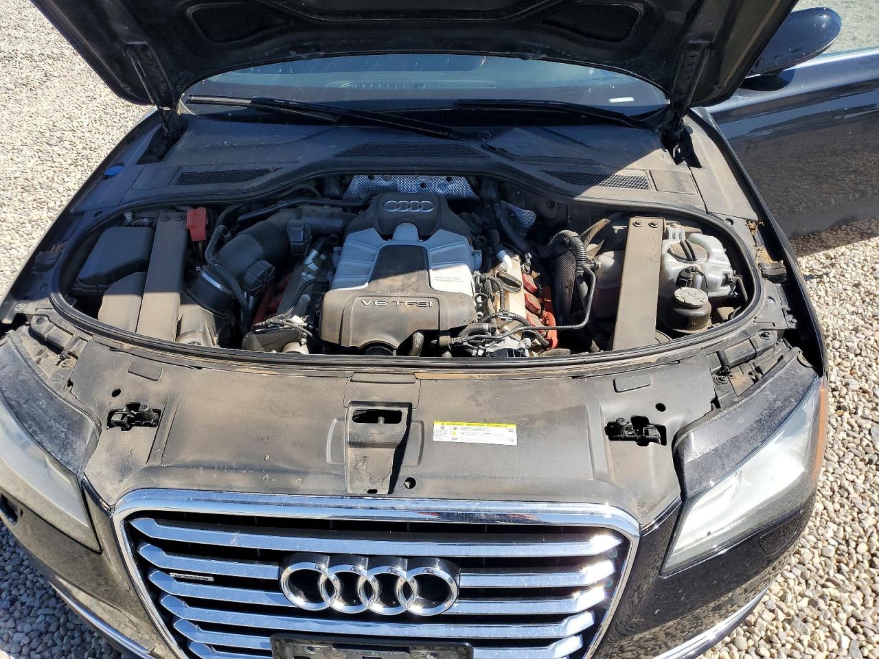 2013 Audi A8 L Quattro Black vin: WAURGAFDXDN008261
