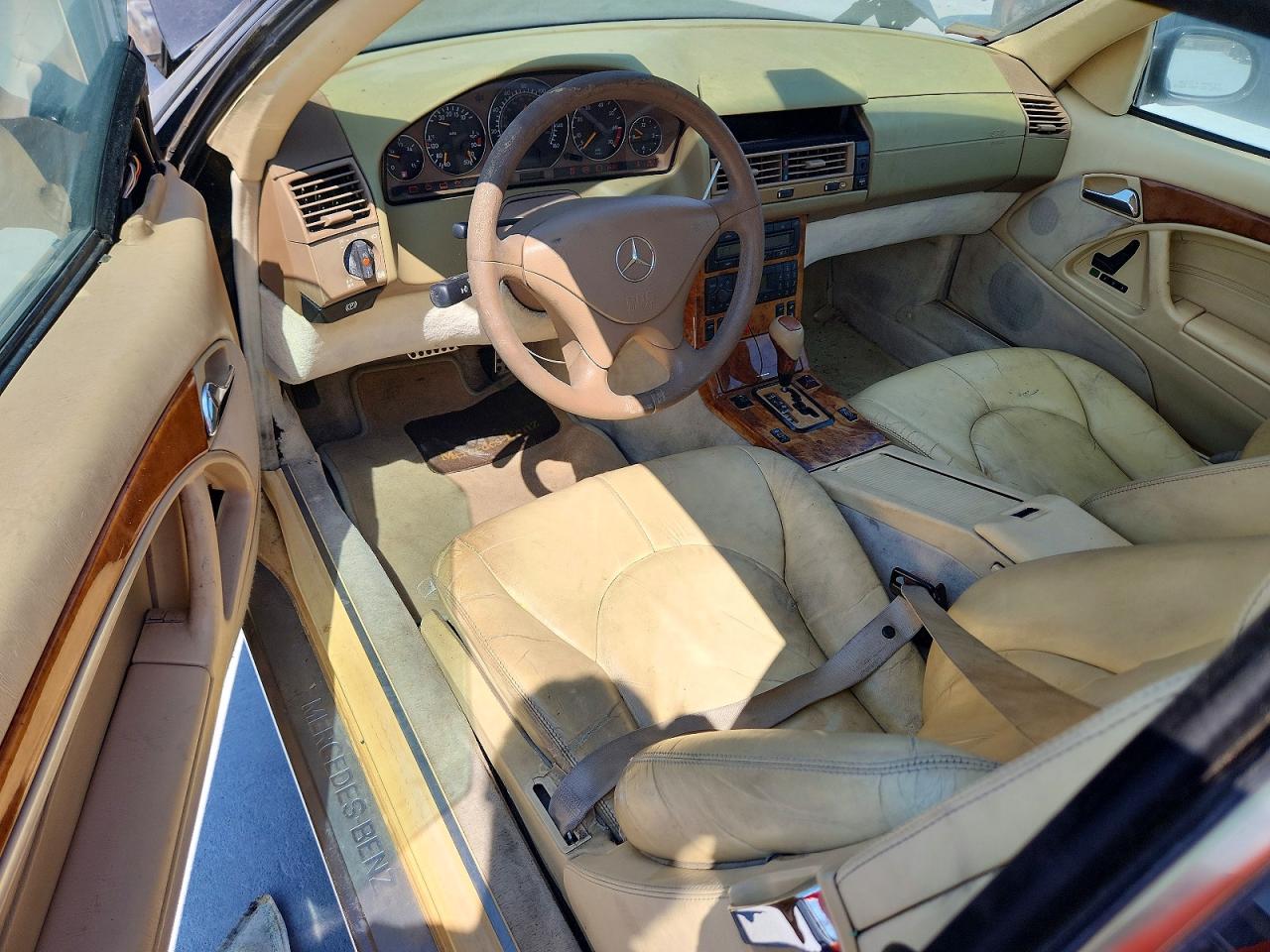 1999 Mercedes-benz Sl 500 Black vin: WDBFA68F1XF177231