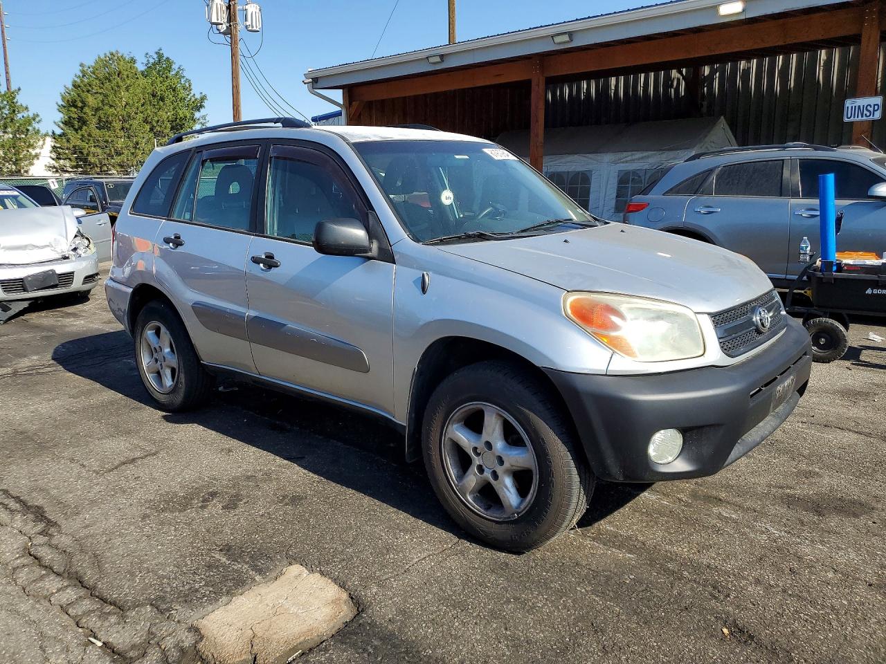 2005 Toyota Rav4 Base Silver vin: JTEGD20V756002824