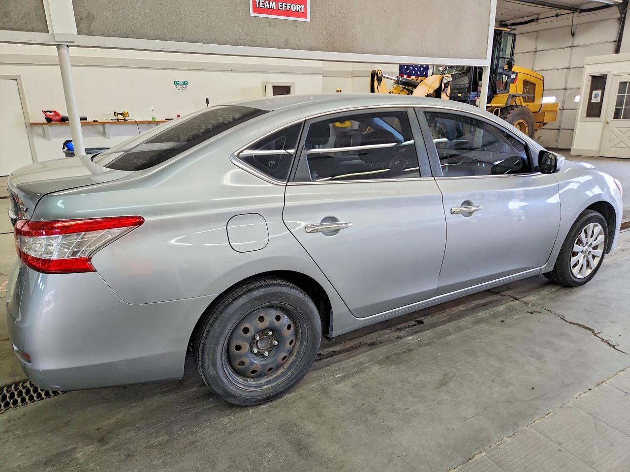 2014 Nissan Sentra Sv Gray vin: 3N1AB7AP0EY226879