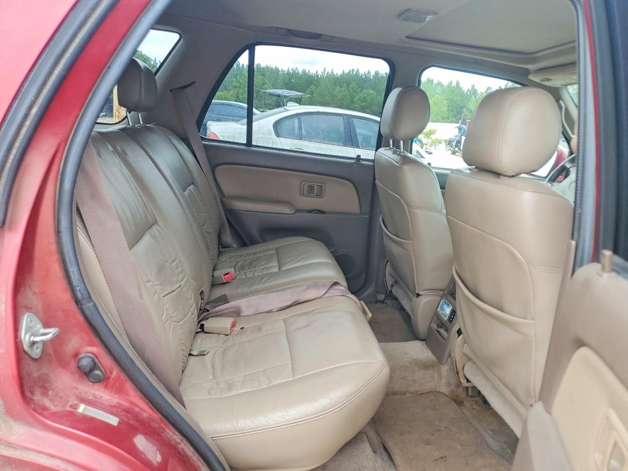 2001 Toyota 4runner Limited Red vin: JT3HN87R210358228