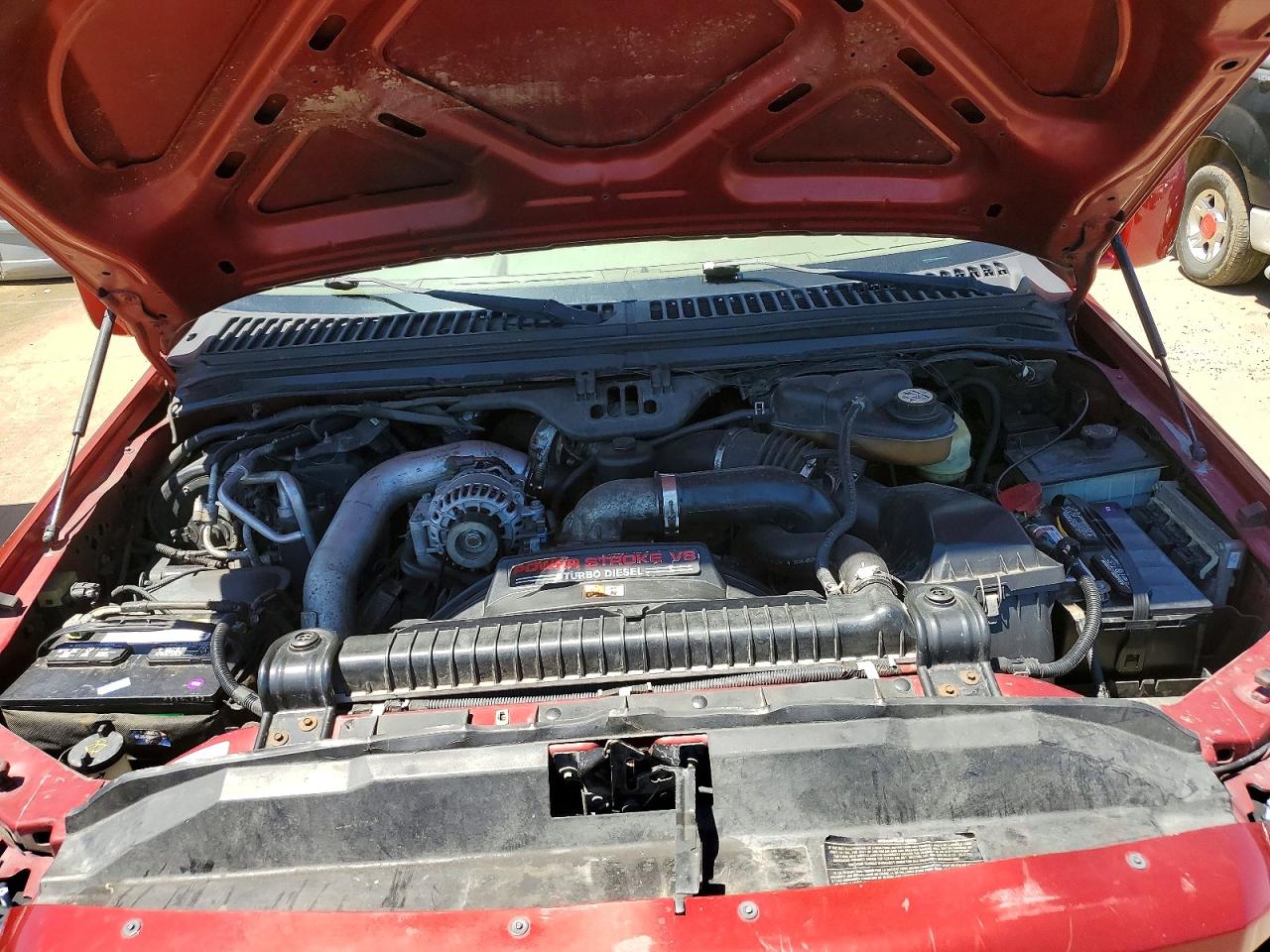 2005 Ford Excursion Eddie Bauer Red vin: 1FMSU45PX5EA49500