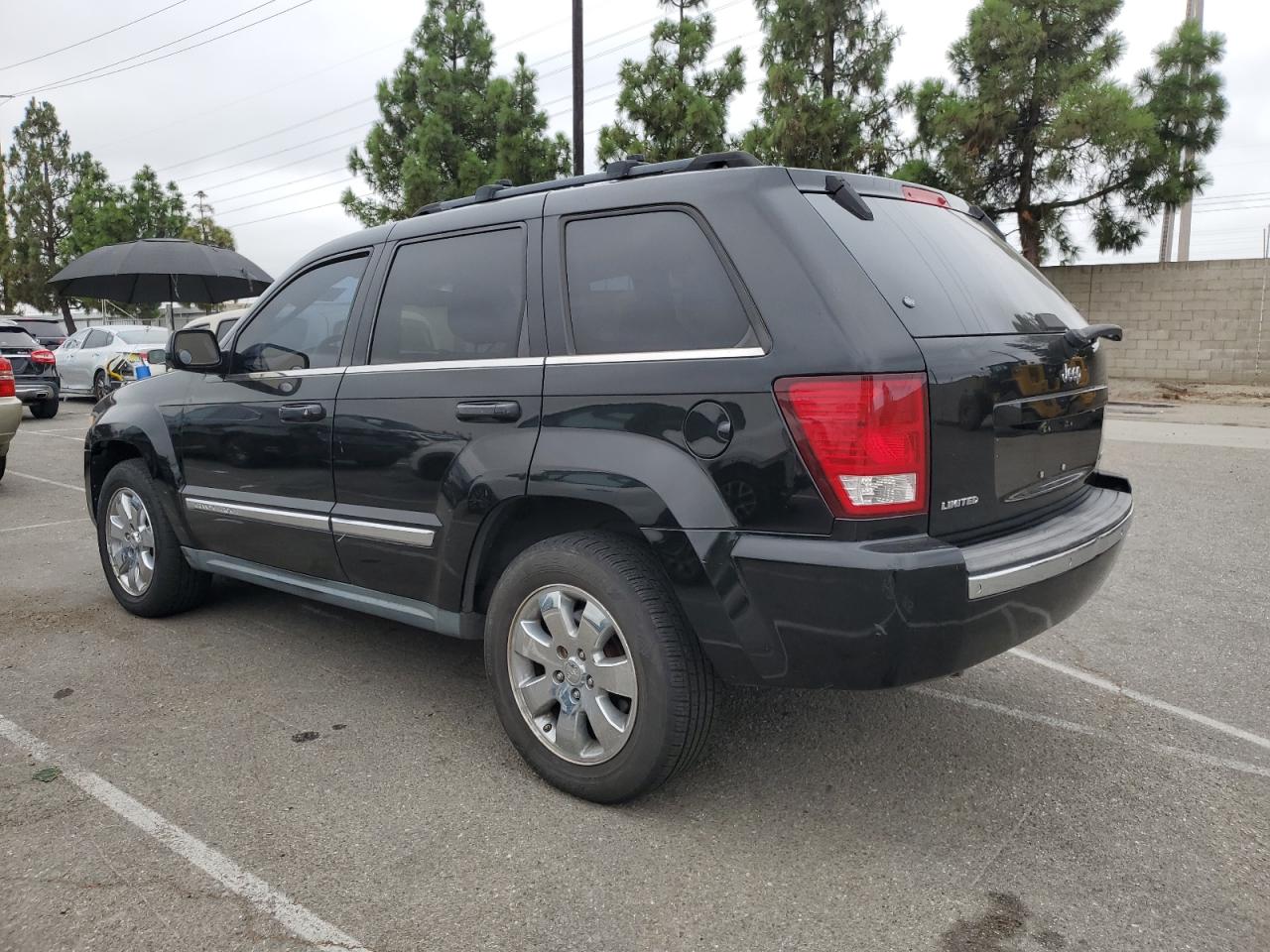 2008 Jeep Grand Cherokee Limited Black vin: 1J8HS58228C152557