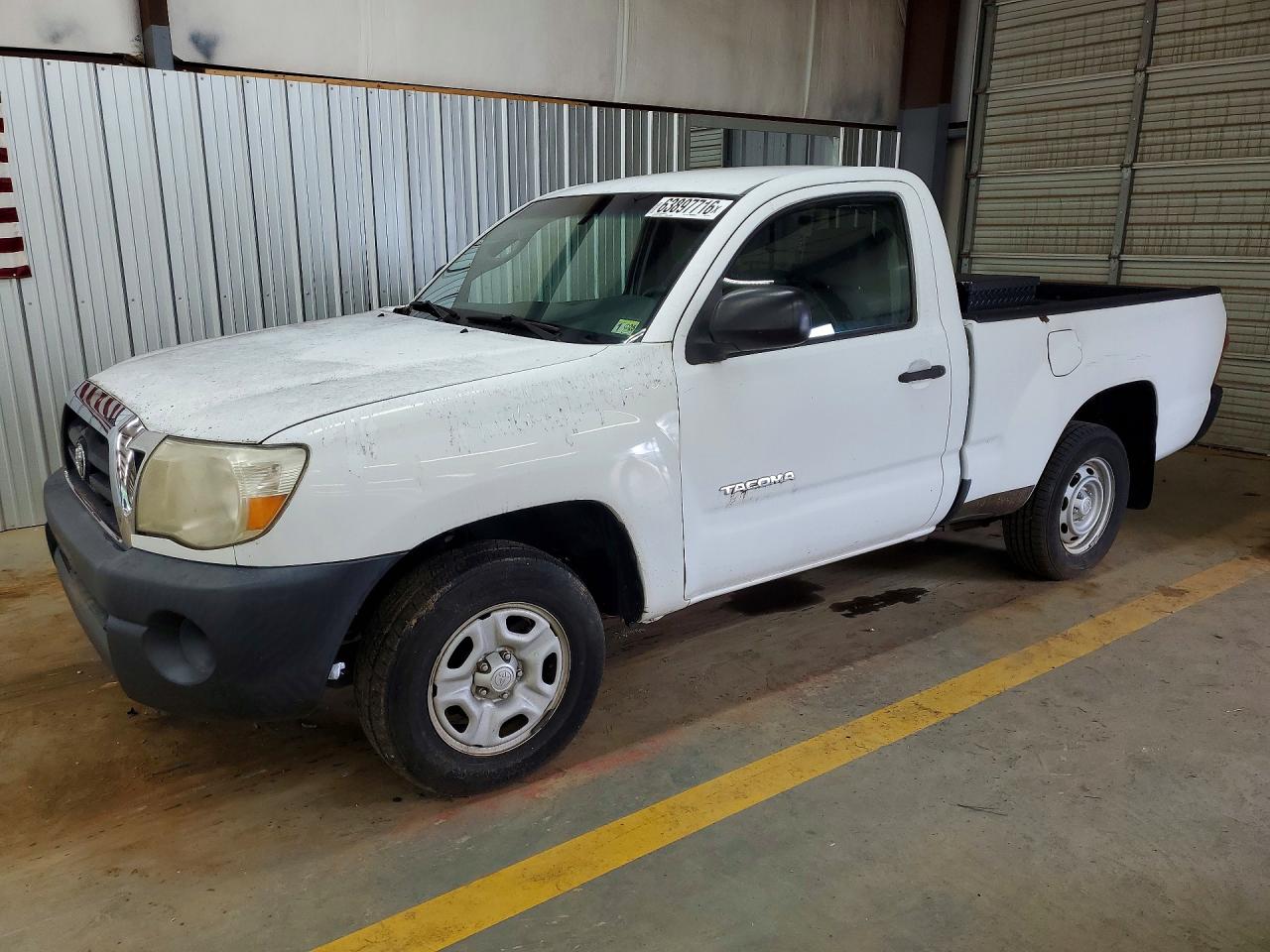 2006 Toyota Tacoma Base White vin: 5TENX22N56Z147087