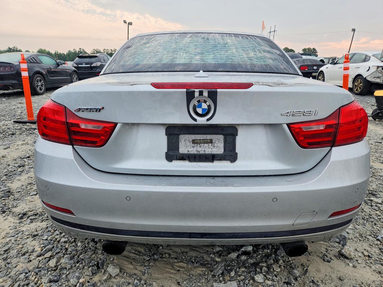 2014 Bmw 428 I Sulev Silver vin: WBA3V7C56EP770505
