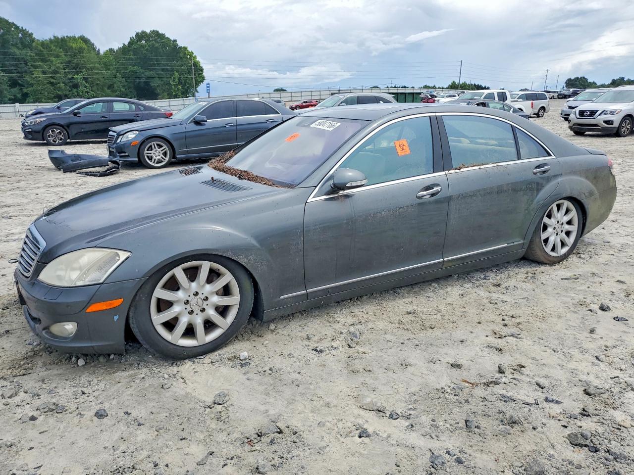 2007 Mercedes-benz S 550 4matic Gray vin: WDDNG86X87A107201