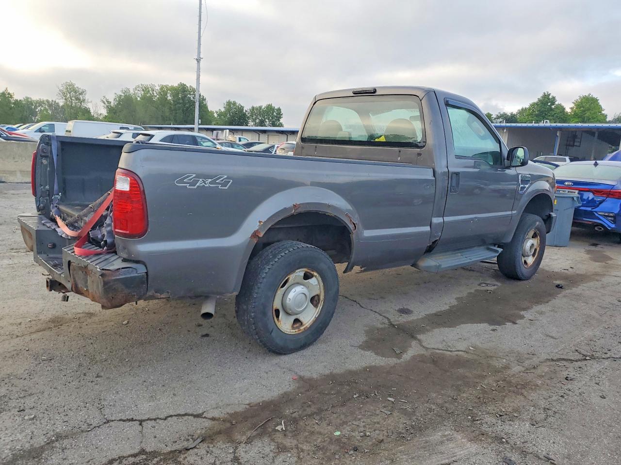 2008 Ford F250 Super Duty Gray vin: 1FTNF21558EA01847