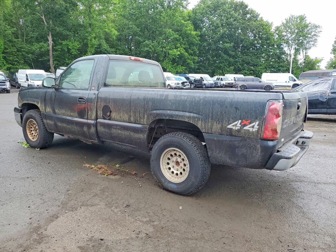 2004 Chevrolet Silverado K1500 Charcoal vin: 1GCEK14V54E152229