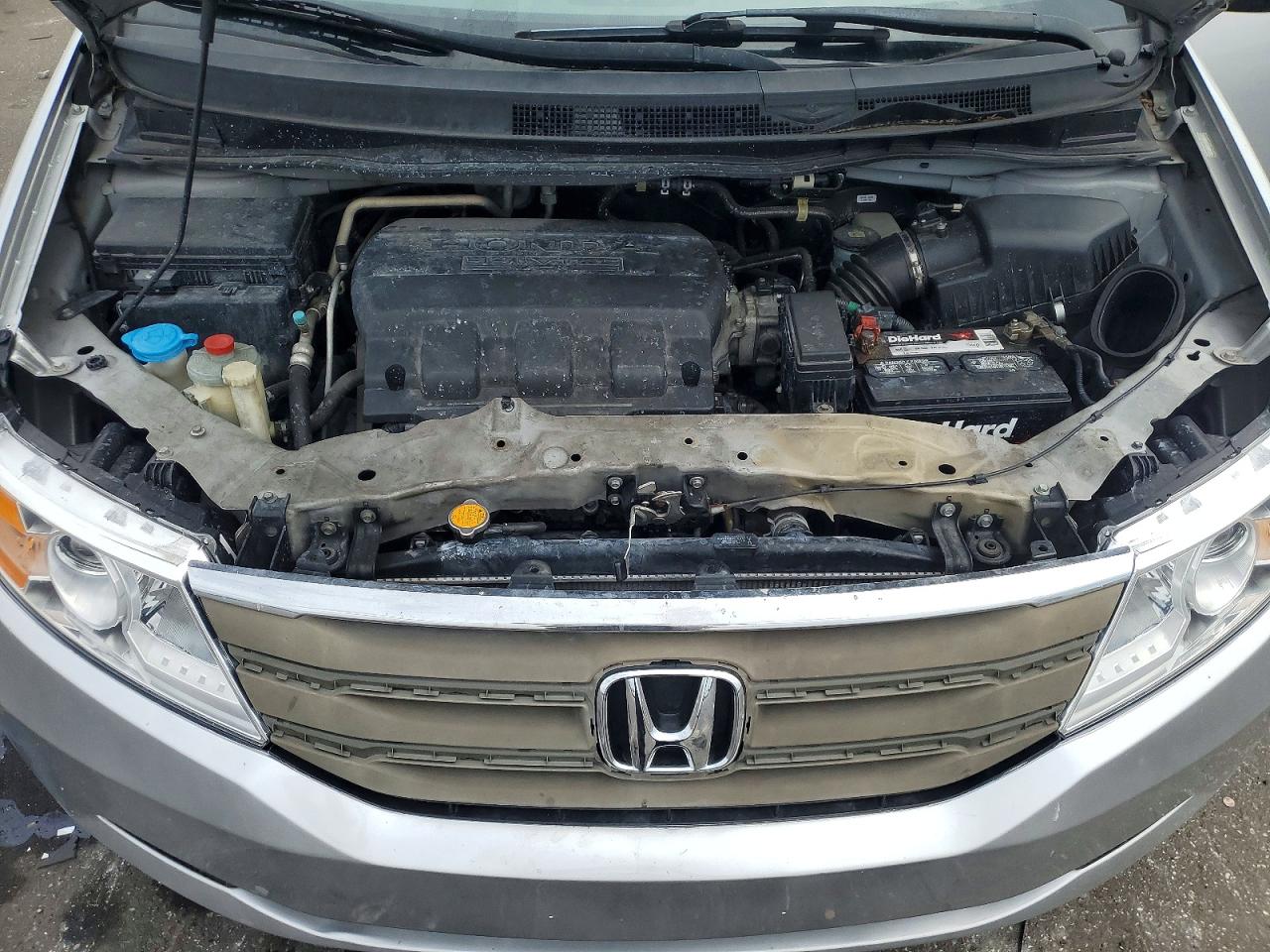 2012 Honda Odyssey Exl Silver vin: 5FNRL5H64CB036008