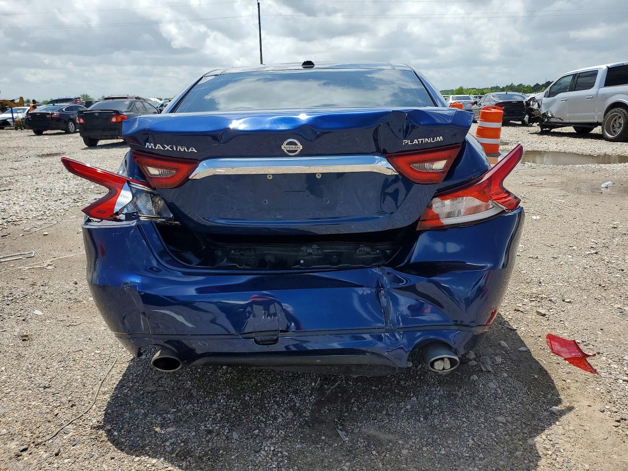 2017 Nissan Maxima Platinum Blue vin: 1N4AA6AP1HC430992