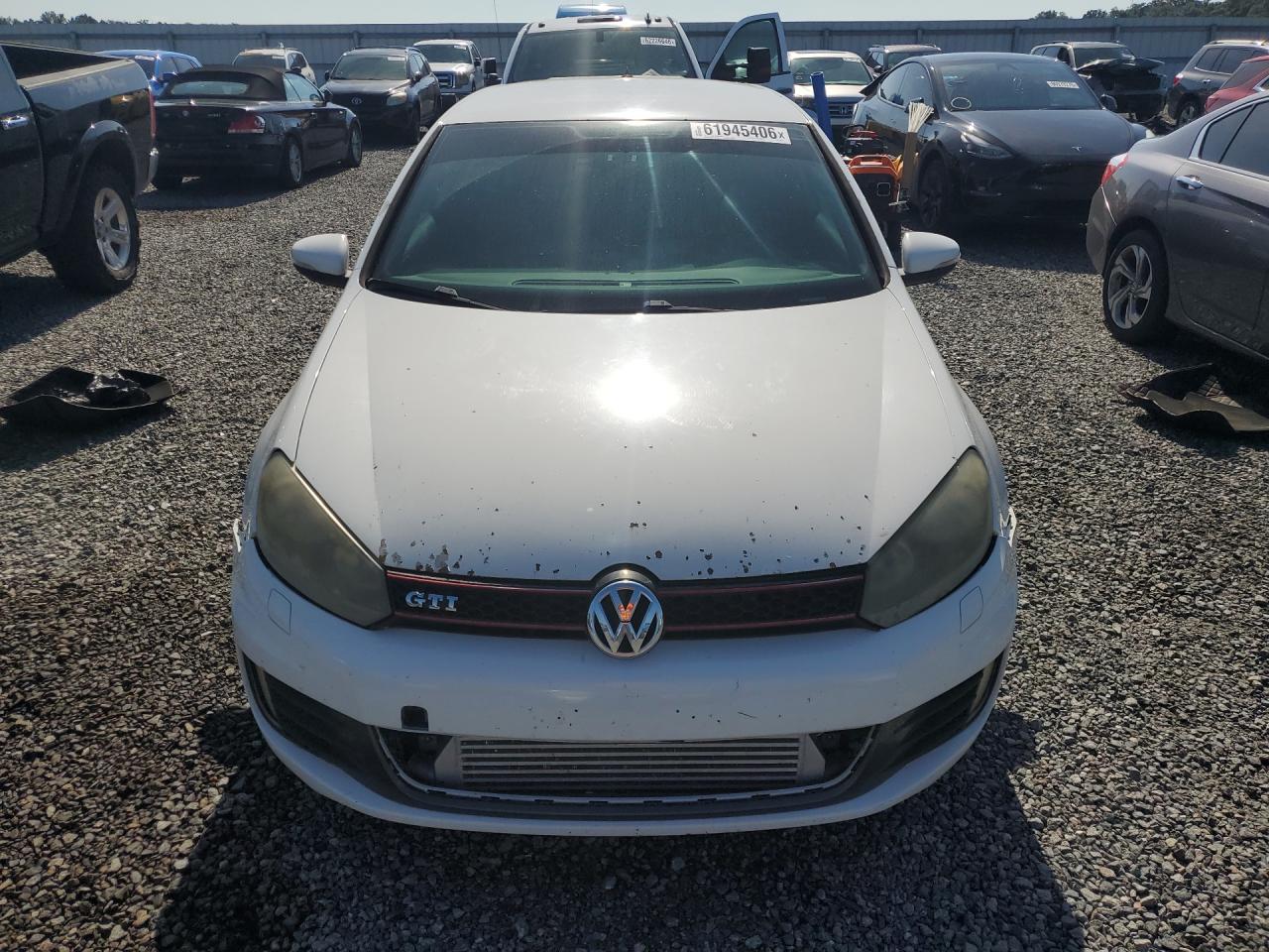 2010 Volkswagen Gti White vin: WVWED7AJ5AW326174