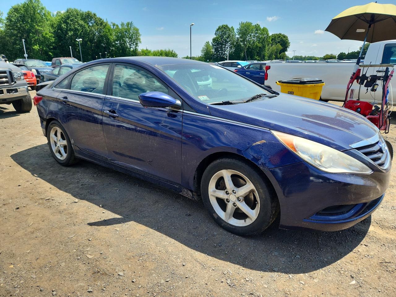 2011 Hyundai Sonata Gls Blue vin: 5NPEB4AC5BH274686