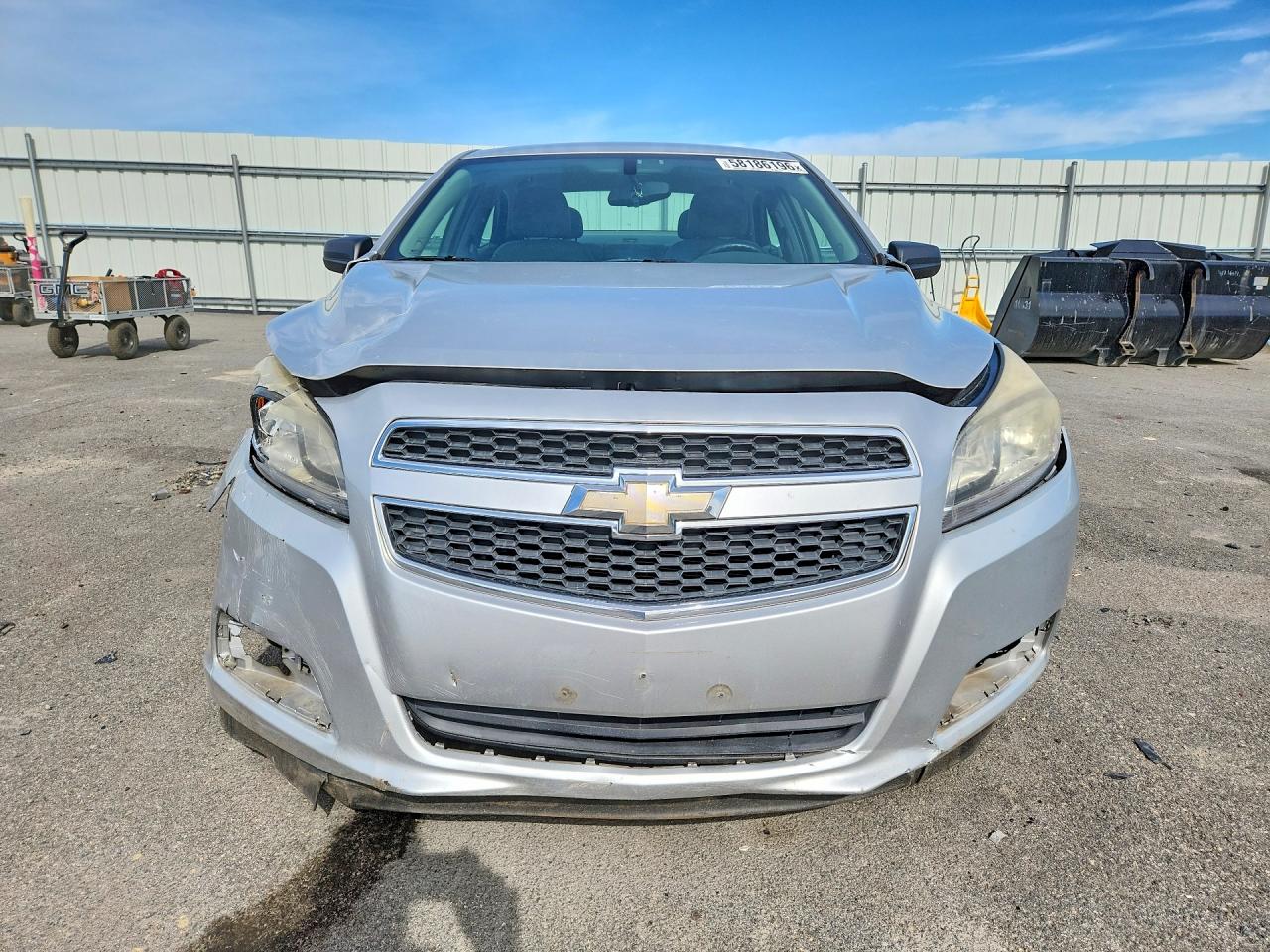 2013 Chevrolet Malibu Ls Silver vin: 1G11A5SAXDF342491